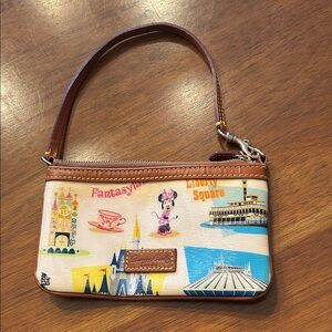 Dooney & Bourke Disney Wristlet - Cream and Brown